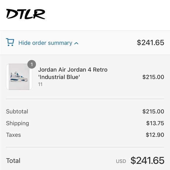 2024 Air Jordan 4 Retro “Military Blue” - Picture 16 of 16